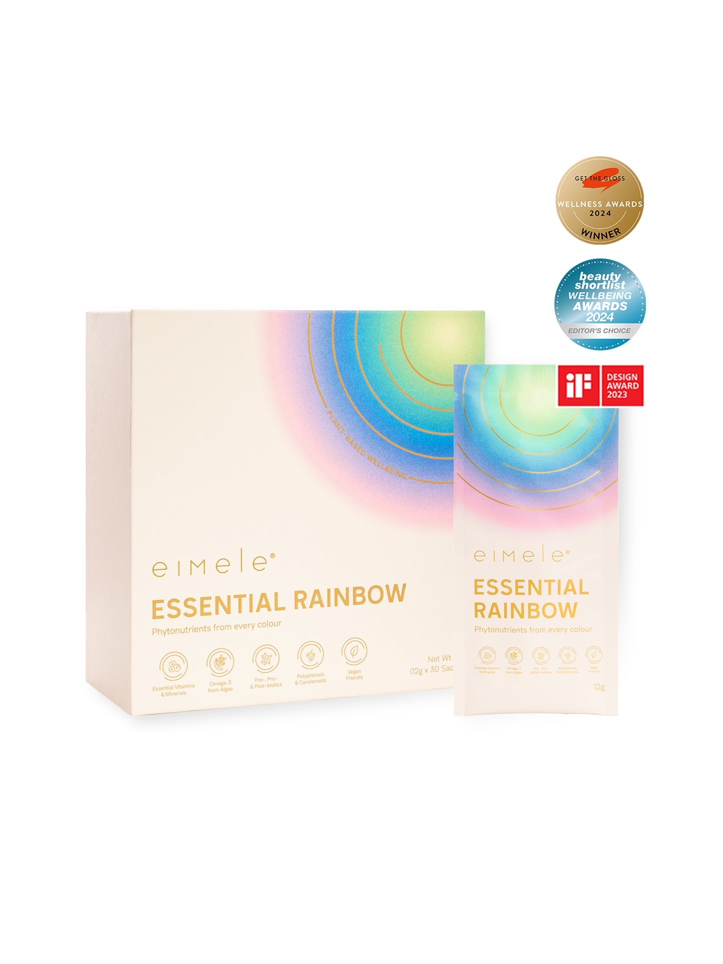 essential rainbow. travel pack.